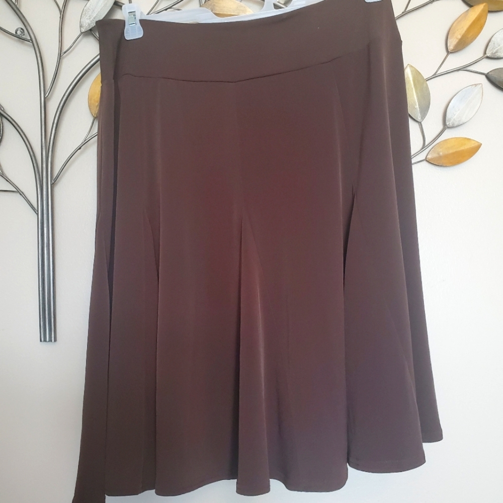 Apt 9 XL brown skirt
